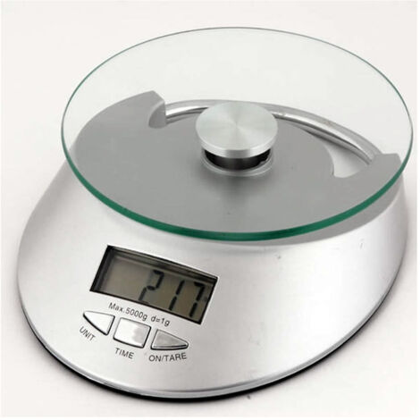 Balance De Cuisine Numérique Précision De 1 Gr à 5 Kg Avec étagère En Verre Qe-ke-4