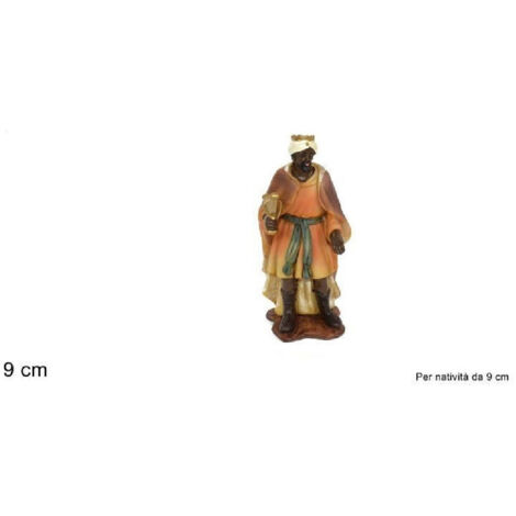 Statuina Baldassara 9 Cm Per Presepe In Natal Nativity (1/2)
