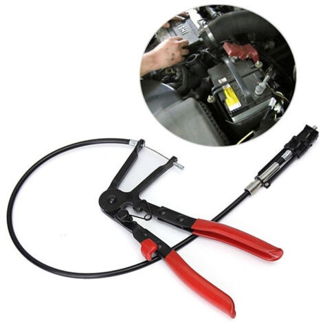 Pinza Per Fascette Manicotti Auto Moto Avec Cavo Flex Bowden Stringitubo (1/5)