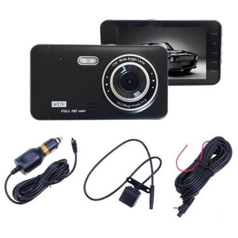 Dvr Telecamera Videoregistratore For Auto 2 Telecamere Hd Display 4" Gt19 (1/3)