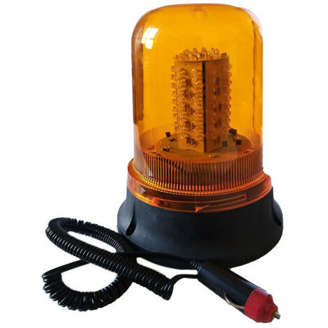 Lampeggiante LED Da Parabrezza 12V Con Ventose, 9 LED 16 Modalità Stroboscopiche Con Memoria, Luce Di Emergenza Per Auto, Rosso Bianco E Blu