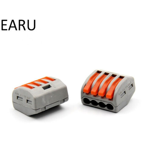 4 Connecteurs électriques Bornes De Conducteur Levier à 4 Fils Fil 32a (1/4)