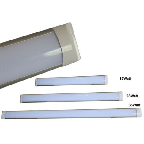 Néon Bar Led Smd Plafonnier 18w 28w 36w Watt 6500k 18 Watts (1/2)