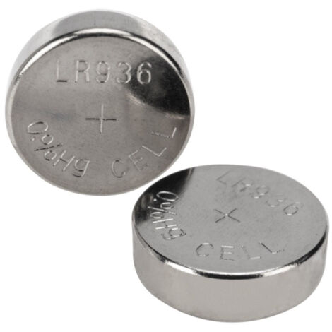 Piles Alcalines Lr936/g9 1,5 V Bouton 60 Mah Pour Horloges, Télécommandes Maxtech (1/2)