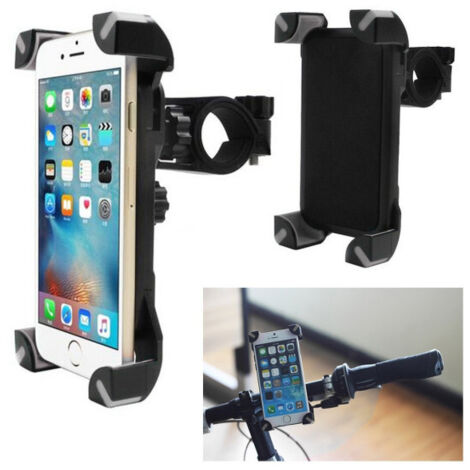 Support De Téléphone Portable Pour Guidon De Vélo Support Ajustable Pour Smartphone Gps (1/2)
