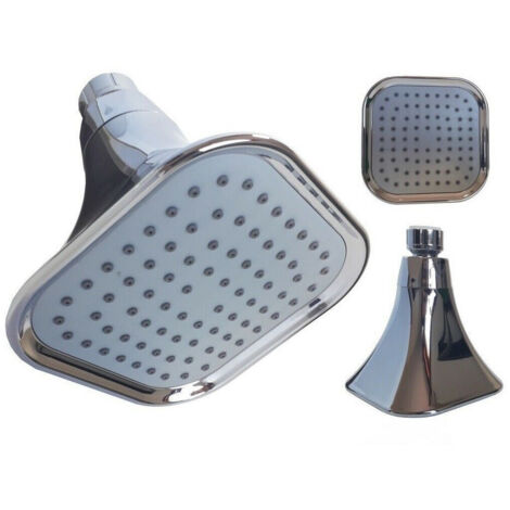 Soffione Doccia Orientabile Pioggia Bagno Modern 10 X 10 Cm Art. 59216 (1/4)