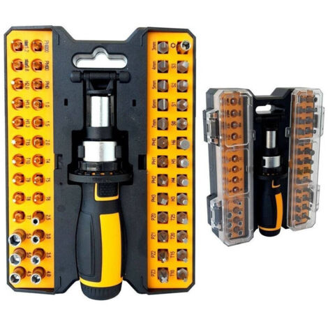 Cacciavite Set With Cricchetto 53 Pezzi Inserti Ph Torx Croce Taglio (1/3)