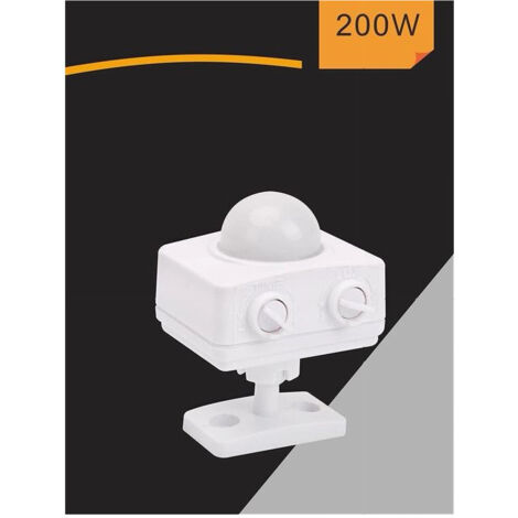 Capteur De Mouvement Pour Phares 200w Lampes Avec Détecteur De Mouvement De 360 ° Yca1022 (1/5)