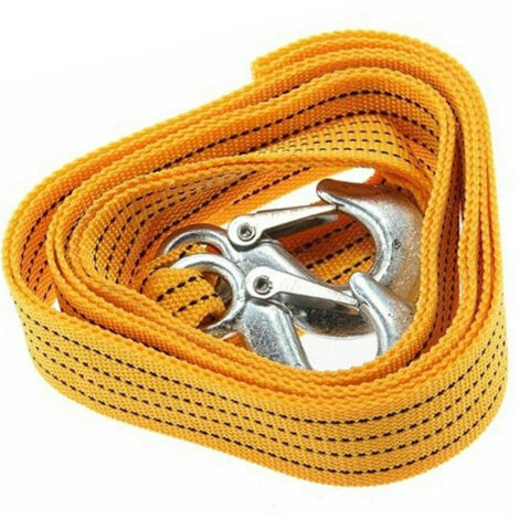 Sos Corde De Remorquage Pour Voiture Corde Super Forte 2 Crochets 5000kg (1/2)