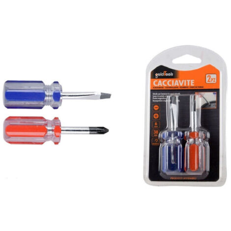 Set 2 Pz Chasseur De Nain Avec Pointe Magnétique à Coupe Et à étoile 6mm 38mm 91894 (1/2)