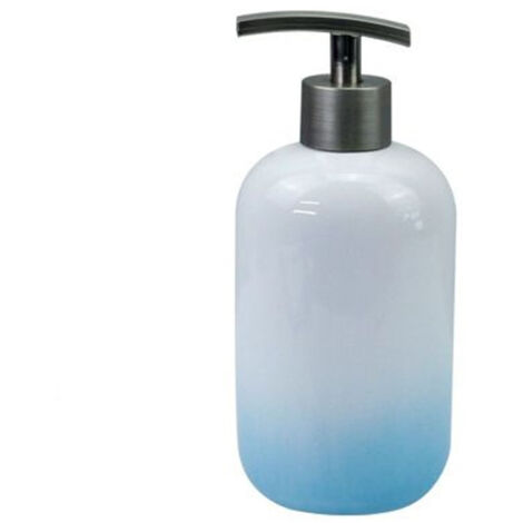 Distributeur De Savon Liquide Blanc Bleu Clair Accessoires De Salle De Bain Modernes 59910 (1/2)