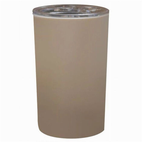 Portaspazzolini Bicchiere Dentifricio Accessori Arredo Bagno Tortora 3 Fori 79190 (1/3)