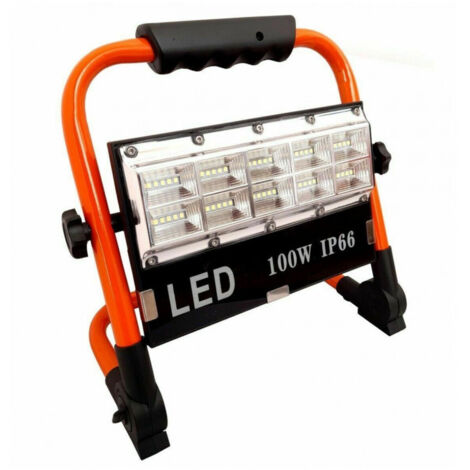 Spot Led 100w Rechargeable Batterie Torche De Travail 8505-smd Urgence (1/3)