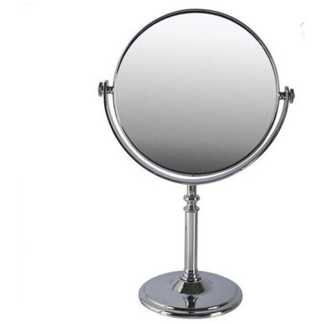 Miroir De Table Pivotant 8" Accessoire De Maquillage Salle De Bain Femme 31cm 52772 (1/2)