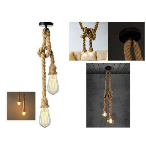 Lumière Suspendue Plafond Double Corde (1/4)