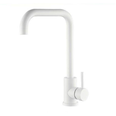 Mitigeur D'évier Monotrou Blanc Satiné 79829 (1/2)