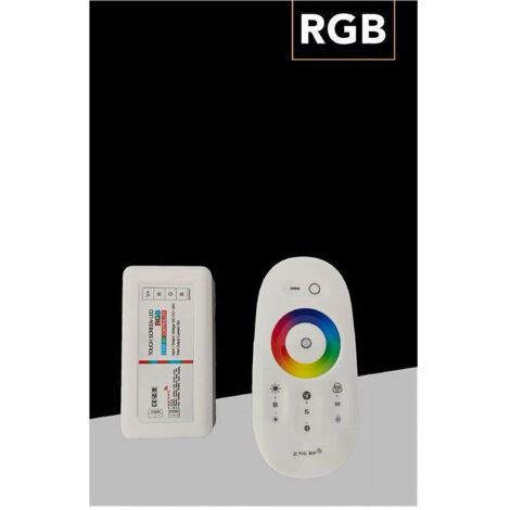 Controller LED RGB Con Telecomando | 2 Pezzi, 20 Modalità (16 Colori + 4 Effetti) | Per Strisce LED 3528/5050, 12V, 75W, Connettore 4 Pin - 3