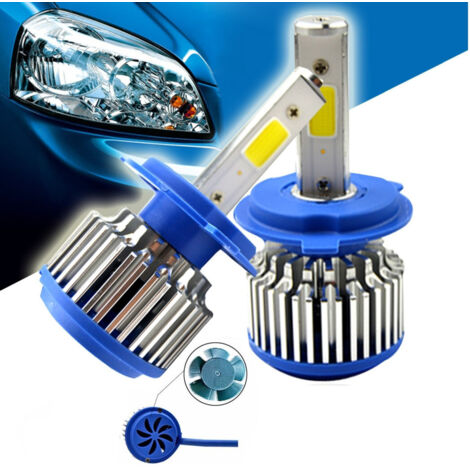 Kit Lampes Led H7 Cree Full Led 2600 Lumen 6000k 24w Ip68 Led Cree Cob 360° (1/5)
