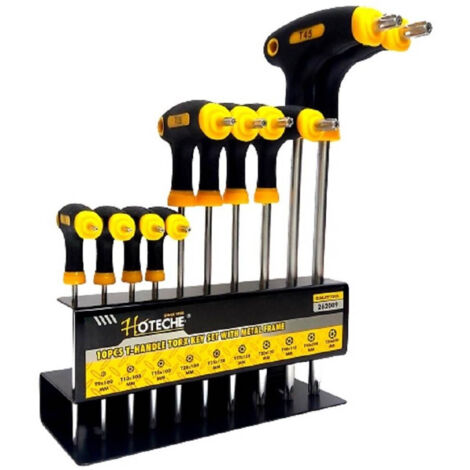 Set 10 Pz Chiavi Torx Avec Impugnatura T Cacciaviti Manico Antiscivolo 262009 (1/5)