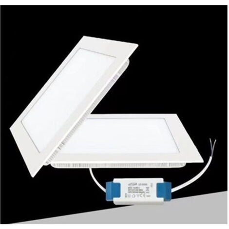 Led Panneau Carré Encastré Slim Plafonnier 3w Cct 3 Couleurs Light P73a-q3c (1/5)