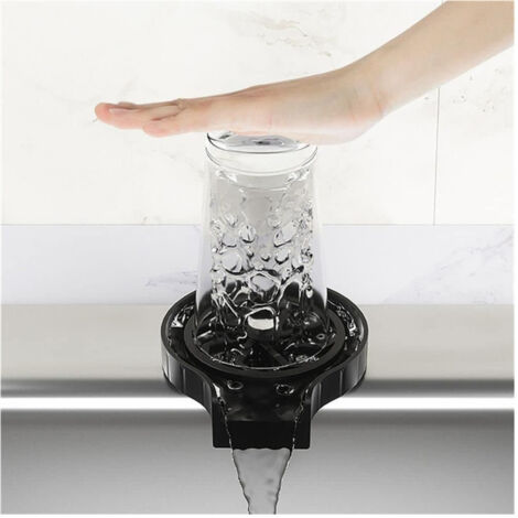 Fixation Du Lave-verre Automatique à Pression Sur L'évier De Cuisine (1/5)