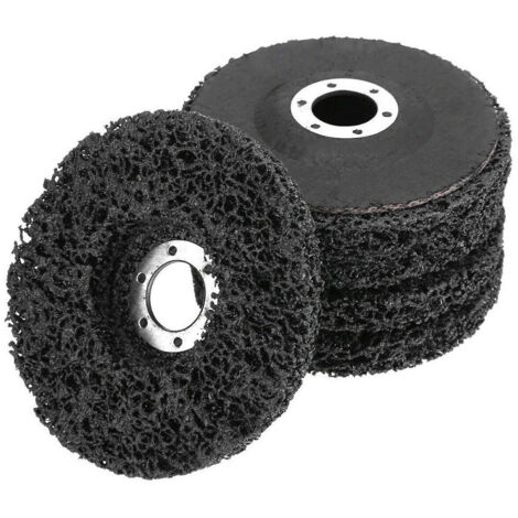 5pz Disque Abrasif Pour évacuation Vernis Rouille Soudage 110mm Nylon A.05101 (1/3)