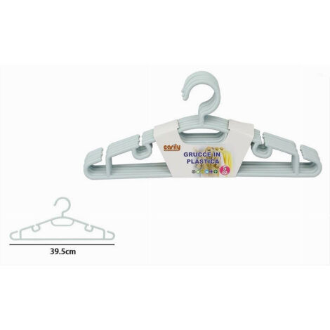 Set Di 12 Grucce In Plastica Resistente Con Clip In Metallo E Gancio Girevole – Design Taglio Cristallo Per Pantaloni, Gonne E Camicie - 5