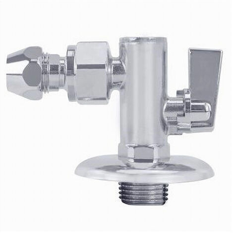 Robinet à Bille Sous Lavabo Avec Filtre 1/2 3/8 Bidet Salle De Bain Cuisine 59350 (1/2)