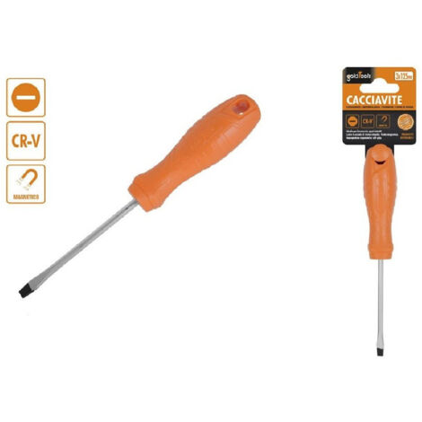 Cacciavite Giravite 3x125 Mm Avec Les Points Magnétiques En Acciaio Cr-v 97485 (1/2)