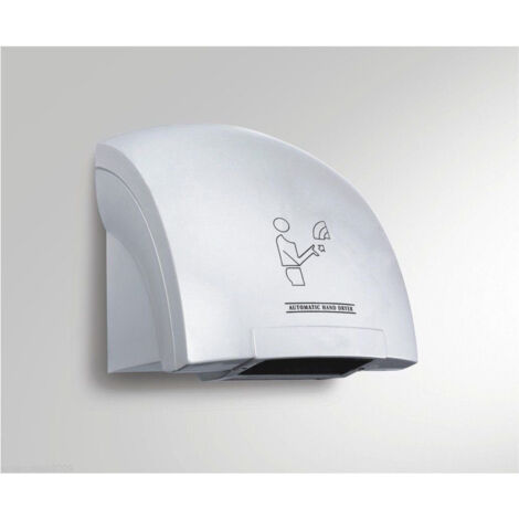 Sèche-Mains Électrique 1200W – Séchage 10 Secondes, Capteur Auto, Usage Hôtel & Maison
