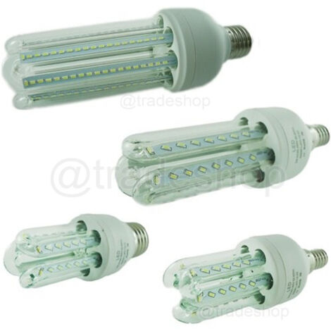 Kit 4 Ampoules Led E27 9w Socket Cold White Light 6000k Lifetime (1/2)