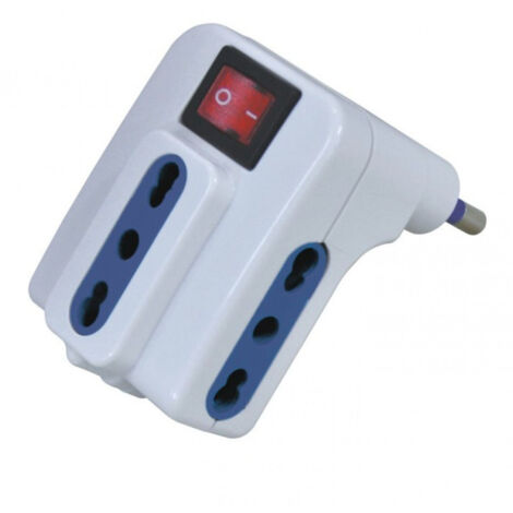 Adaptateur électrique Multiprise Triple Prise 16 A Et 3 Prises 16 A Avec Interrupteur (1/2)