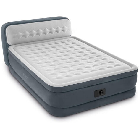 Matelas Dura-beam Avec Dossier Fibre Tech Pompe Intégrée Bleu Marine (1/4)