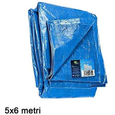 Housse De Voiture Moto Housse De Voiture 5x6mt Polyethylene Bleu Impermeable (1/2)