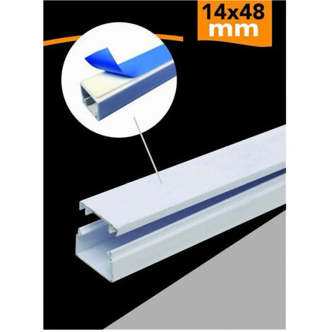 Profils De Tiroirs De 10 Pcs Principaux En Pvc Avec Pvc Blanc Doublehose 2 Mt 14x48mm (1/4)
