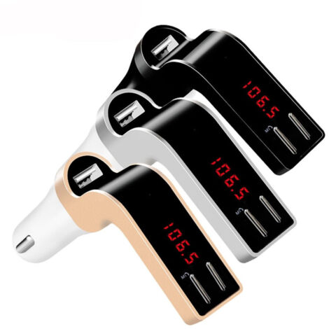Mains Libres Mod.590 Transmetteur Bluetooth Mp3 Usb Sd Fm Telecommande Voiture Affichage (1/5)