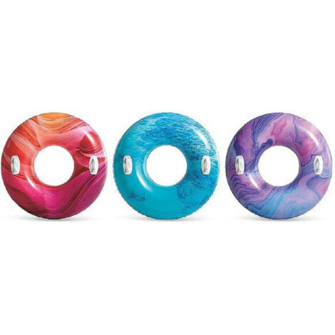 Donut Gonflable Nature Sea Pool 91cm Avec Poignées Couleurs Assorties 56267 (1/5)