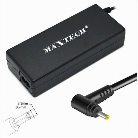 Caricabatteria Pc Asus Alimentator Batteria Di Ricambio 19v 2,1a 40w Maxtech Pc-ca001 (1/2)