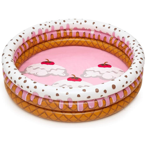 Copy Of Piscina Gonfiabile Rotonda Con Lato Morbido A Mosaico 155 X 32 Cm Per Bambini 016181 (1/5)
