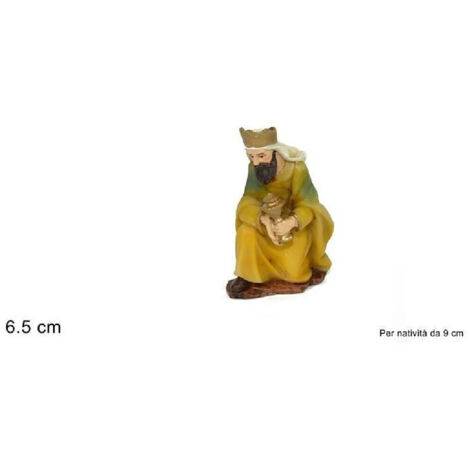 Statuina Gaspare 6.5 Cm For Research In Natale Natalization ' (1/2)