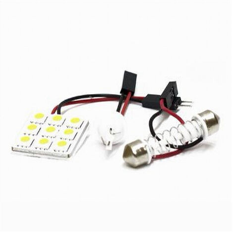 Chip Led 2 Watt 12v Auto 9 Led Luce Ultra Luminose T10 6000k Maxtech L-m01 (1/2)