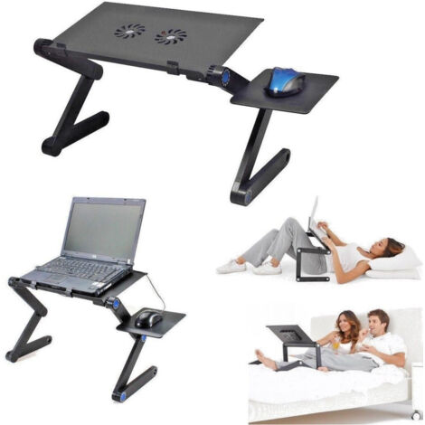 Table Pliante Portable Pour Ordinateur Portable Panneau De Souris Dissipateur De Chaleur