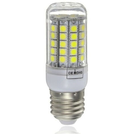 Ampoule 33 Led 5050smd Avec Connecteur E27, 8 W, Lumière Blanche Froide (1/4)