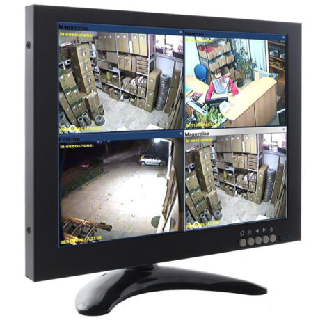 Moniteur De Télévision Digital 10.1 Tft Video Surveillance Cctv Av Vga Bnc Hdmi