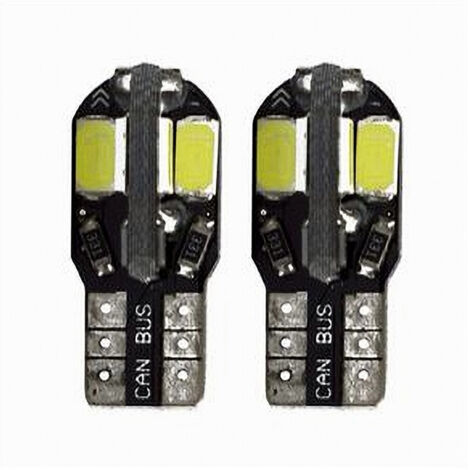Lampadine Di Posizione T10 Maxtech T-105630 12v 8 Led Lampadine Ultra Luminose (1/2)