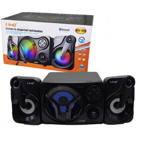 Système Multimédia Enceintes Bluetooth Fm Lumières Led Usb Kts-1023 (1/2)