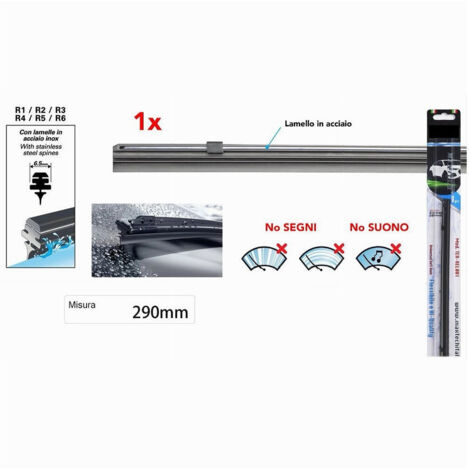 Ricambio Gommino Per Spazzola Tergicristallo Nero 29 Cm Maxtech Ter-rel001 (1/3)