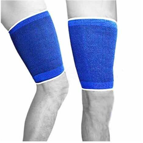 Paire De Bandes élastiques De Maintien Pour Cuisses Et Mollets Hypoallergéniques Et Lavables (1/3)