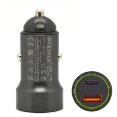 Chargeur Type-c/usb-a Chargeur De Voiture 5a Power Delivery Pd Ma-c016 (1/4)