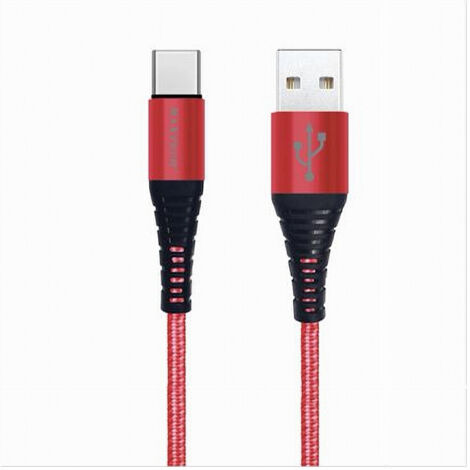 Câble De Chargement Usb A Type C Pour Samsung Huawei 1,5 Mètre 3 A Maxtech F-tc009 (1/5)